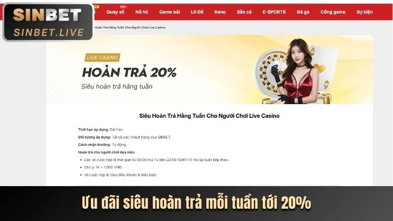 Tổng quan khuyến mãi z888 Casino